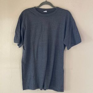 Royal Apparel dark heather gray tee shirt. Size L